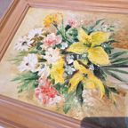 Vintage Schilderij Olieverf Op Doek thumbnail 6