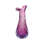 Italiaanse Vaas Bullicante Murano Glas Paars Blauw 28cm thumbnail 4