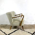 Mid Century Club Chair Boucle thumbnail 6