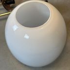 3 X Art Deco Klooster-/schoollampen – Opaline En Messing thumbnail 20