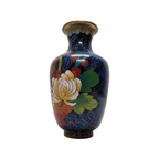 Kobalt Blauwe Cloisonné Vaas thumbnail 9