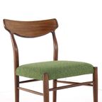 Set 4 Vintage Lübke Stoelen 'Waldbrunn' New Upholstery thumbnail 7