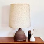 Vintage Xl Brutalist Keramiek Tafellamp Jaren 60 Krosselbach thumbnail 8