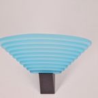 Postmoderne Wandlamp Mazzega Murano Glas Italië ´80 Blauw thumbnail 4