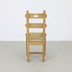 6X Brutalist Dining Chair With Cane Seats, 1970S thumbnail 6