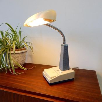 Retro Vintage Lamp National Fluorescent Bureaulamp Jaren 70