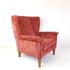 Vintage Artifort Fauteuil Nieuw Gestoffeerd Oud Roze Rib thumbnail 11