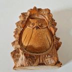 Vintage Houtsnijwerk Uil Beeld Houten Uil Beeldje thumbnail 6