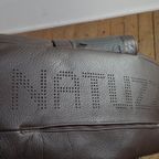 Adjustable Leather Italian Lounge Chair For Natuzzi thumbnail 5