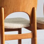 5 Vintage Deense Mid Century Eetkamer Stoelen Glostrup thumbnail 5