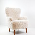 Artifort Fauteuil Teddy Pluche Creme | Labradoodle :-) thumbnail 2