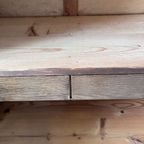 Eiken Linnenkast Met 3 Planken En Onderlade, 105 Cm Breed En 200 Hoog thumbnail 7