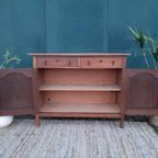 Art Deco Kastje Eiken Commode Wastafelkastje thumbnail 9