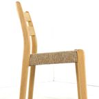 Set 6 Emc Mobler Deense Stoelen Eetkamestoelen Vintage Eiken thumbnail 6