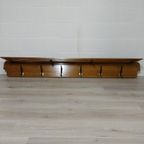 Vintage Midcentury Houten Kapstok | Hoedenplank Xxl thumbnail 5