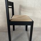 6X Vintage 1970’S Brutalist Eetkamerstoelen thumbnail 14