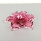 Vintage Murano Glas Schaal Roze thumbnail 8