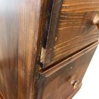 Vintage Houten Bureau Met Rolluik – Retro Stijl thumbnail 19