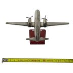 Scale Model Of An Airplane (Silver Plated) - Mounted On Wooden Base - Convair Cv-340 (1951) thumbnail 3