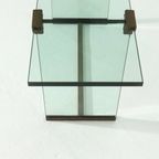 Peter Ghyczy Console Table Model T30 In Glass And Brass 1970S thumbnail 6