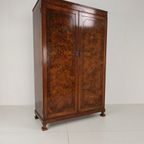Prachtige Engelse Art Deco-kast Van Wortelnotenhout Van Waring & Gillow – Ca. 1900–1932 thumbnail 20