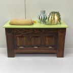 Antieke Restyle Kist Opbergkist Tv Kastje thumbnail 6