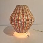 Vintage Tafellamp Rattan IKEA thumbnail 3