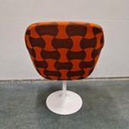 Jaren 70 Tulpstoel Oranje Fauteuil Spaceage Stoel thumbnail 12