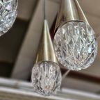 Vintage Hanglamp / Luster Iceglas Kaiser Leuchten thumbnail 6