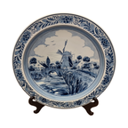 Royal Goedewaagen Blue Delft Keramieken Wandbord Met Molen thumbnail 7