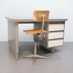 Vintage Bureau Industrieel thumbnail 6