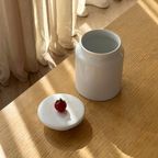 Set Of 2 Ceramic Jars With Tomato Lid thumbnail 6