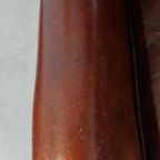Comfortabele Engelse Stijl Schapenleren Oorfauteuil In Een Prachtige Diepe Cognac Kleur thumbnail 8