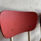 Rare Vintage Brabantia Red Chairs thumbnail 7