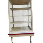 Vintage Houten Winkeltoogje / Vitrine / Etagere thumbnail 3