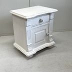 Shabby Brocante Kastje Wit Sleets Nachtkastje thumbnail 5