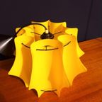 Vintage Plafoniere, Plafond Lamp, Helder Reliëf Glas thumbnail 16