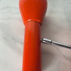 70s Vintage Muurlampje. Retro 1970 70er Oranje. thumbnail 11
