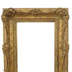Vintage Houten Barok Rococo Stijl Lijst Klassiek Goud 35x29cm thumbnail 2