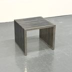 Eichholtz Carlisle Bijzettafel In Gepolijst Rvs thumbnail 4