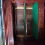 Uitneembare Antiek Mahonie Kast Met Planken En Lades, 188 Cm Hoog thumbnail 10