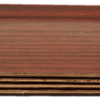 Vier Palissander Houten Klm Trays thumbnail 4