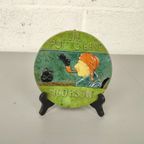 Vlaams Aardewerk Wandbord Met Spreuk thumbnail 2