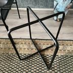 Vintage Bauhaus Glazen Bijzettafel thumbnail 12