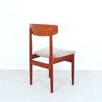 Set Deens Teak Eettafel Stoelen, Viborg Stolefabrik 1960'S thumbnail 6