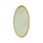 Grote Ovale Gouden Spiegel Hollywood Regency Stijl 70Cm thumbnail 3
