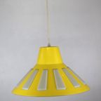 Prachtige Gele Plastic Space Age Ufo Lamp - Massive - Belgian Design - 1970 thumbnail 6