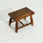 Alpine Chic Rustic Plant Or Side Table 1950S thumbnail 2