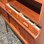 Vintage Retro Teak Midcentury Highboard Wandkast thumbnail 6
