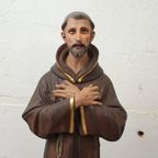 Heiligenbeeld Franciscus Van Assisi | 126 Cm thumbnail 2